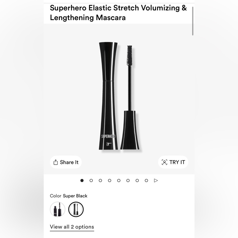 IT Cosmetics Superhero Lash Mascara in Super Black